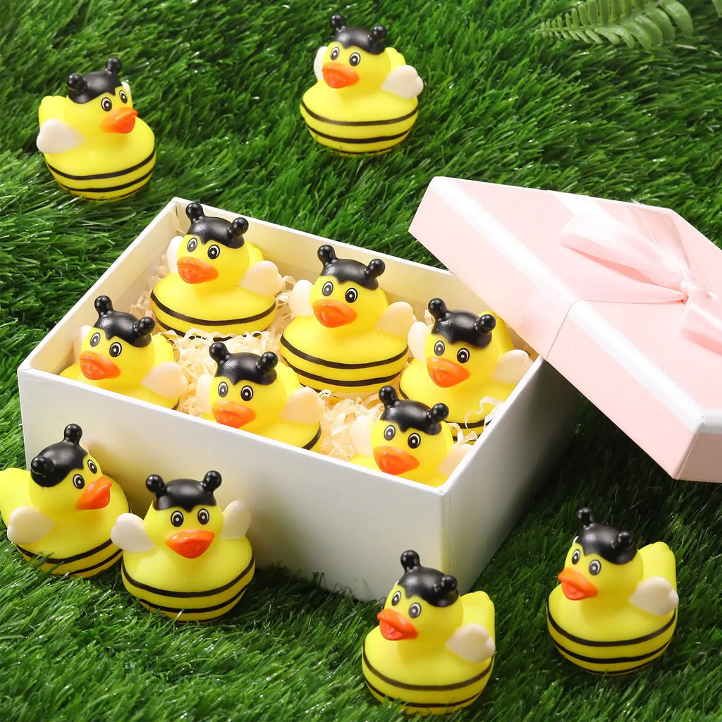 CowLost | product_id-bee-rubber-duck-toy-floating-bath-gift-for-birthday-party-and-classroom-reward |6