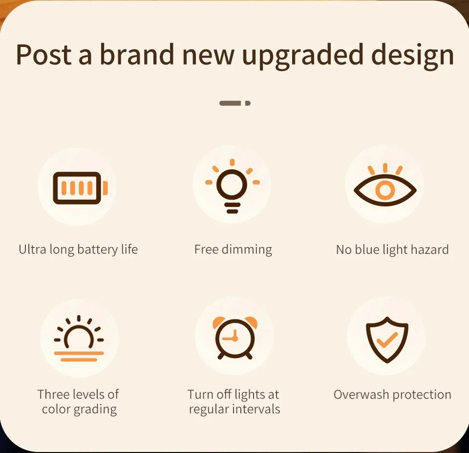CowLost | product_id-touch-usb-rechargeable-night-lamp-with-3-dimming-modes-soft-ambient-bedside-light-for-kids |8