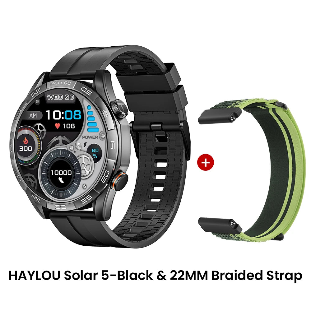 CowLost | haylou-solar-5-voice-calling-smartwatch-1-58-amoled-display |33