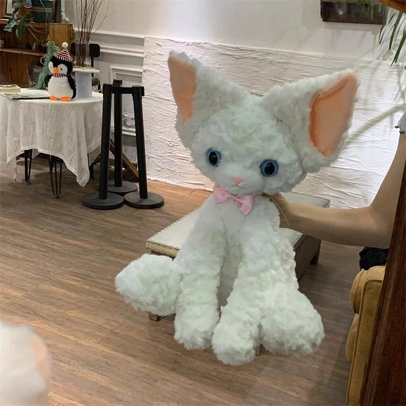 CowLost | fencing-barriers-devon-rex-plush-toy-german-curly-cat-soft-stuffed-doll |19