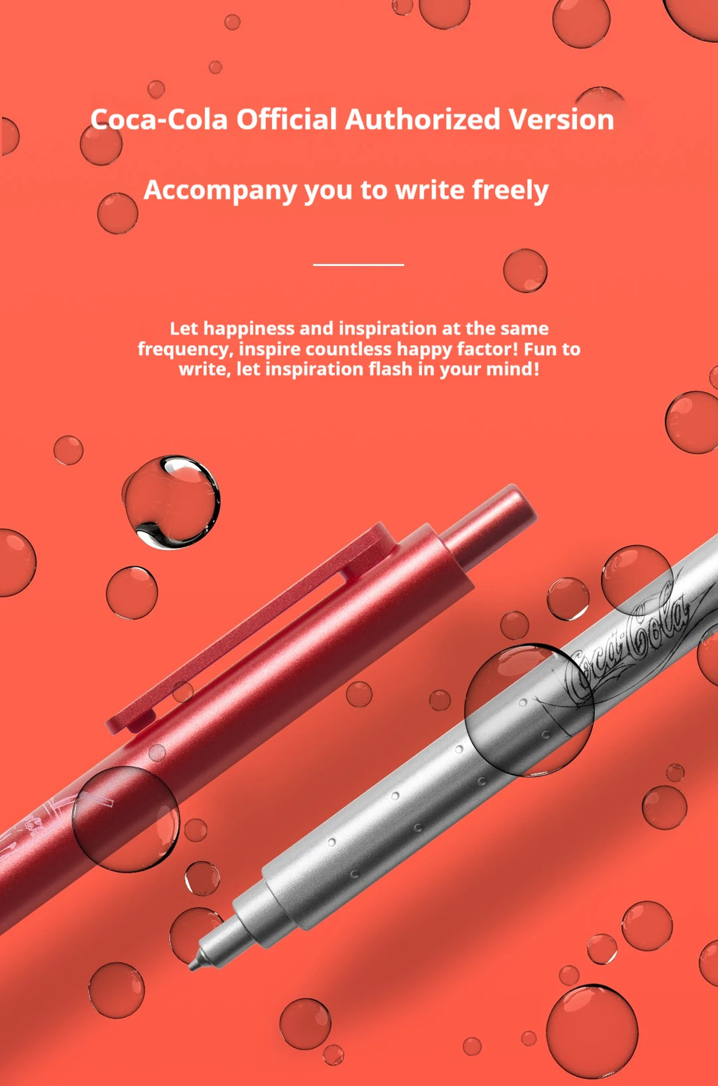 CowLost | product_id-kaco-coca-cola-rocket-0-5mm-mechanical-pencil-with-bubble-lines-break-resistant-hb-lead-smooth-writing |8