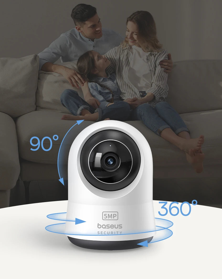 CowLost | baseus-5mp-3k-wifi-ip-camera-2-4g-5g-wireless-indoor-security-protection |15