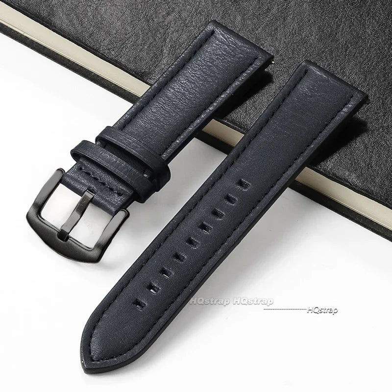 CowLost | product_id-calfskin-leather-watch-band-for-huawei-18mm-20mm-22mm-with-silver-stainless-steel-buckle |18