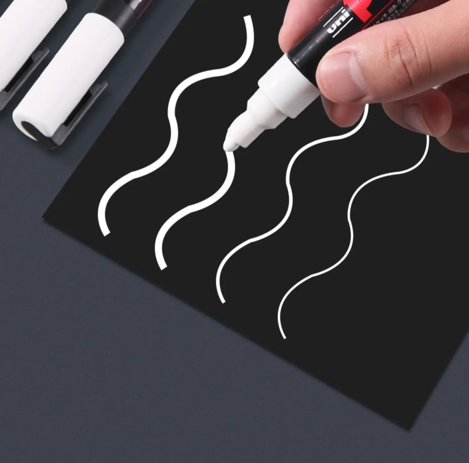 CowLost | product_id-uni-posca-white-permanent-water-based-markers-pc-1m-3m-5m-8k-17k-for-posters-graffiti |8