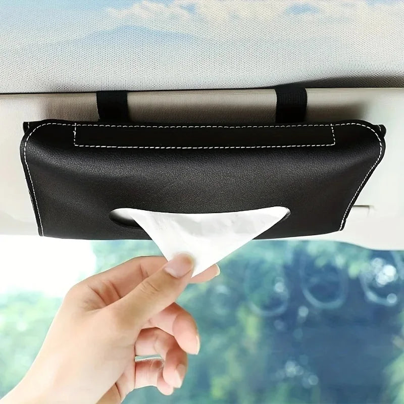 CowLost | tissue-paper-product_id-universal-car-sunshade-tissue-box-soft-leather-hanging-buckle-holder |2