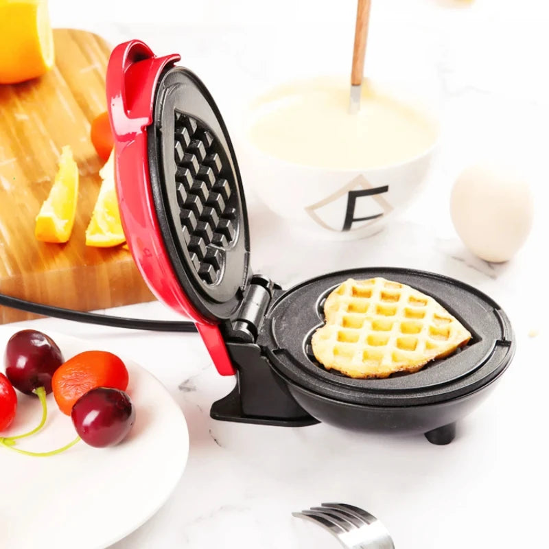CowLost | product_id-mini-love-heart-waffle-maker-bubble-egg-cake-oven-for-breakfast-and-parties |6