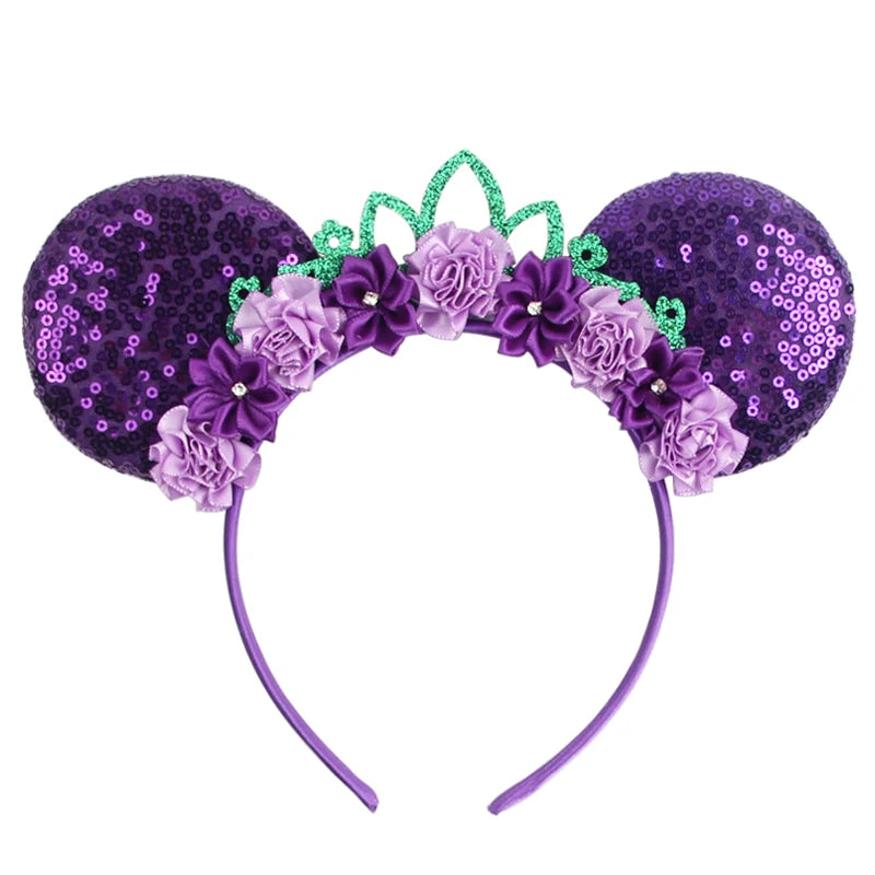 CowLost | glitter-crown-hairband-girls-princess-party-headwear |15