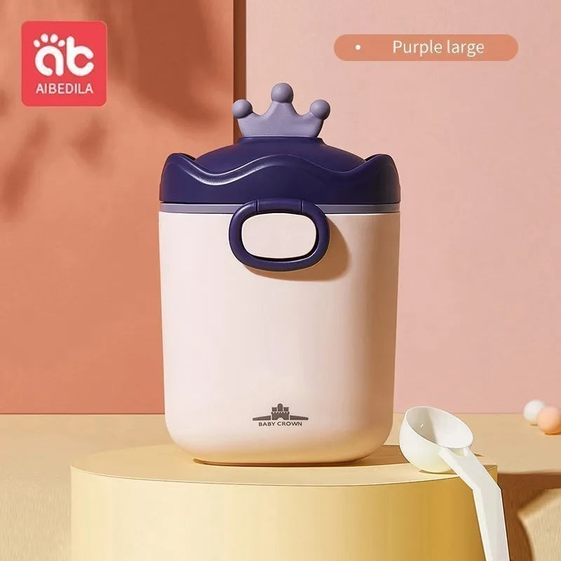 CowLost | aibedila-milk-powder-box-baby-travel-portable-food-storage-box |16