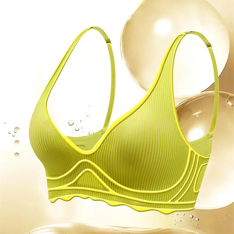 CowLost | product_id-seamless-wire-free-push-up-sleeping-bra-for-women-thin-anti-sagging-support-without-steel-ring |9