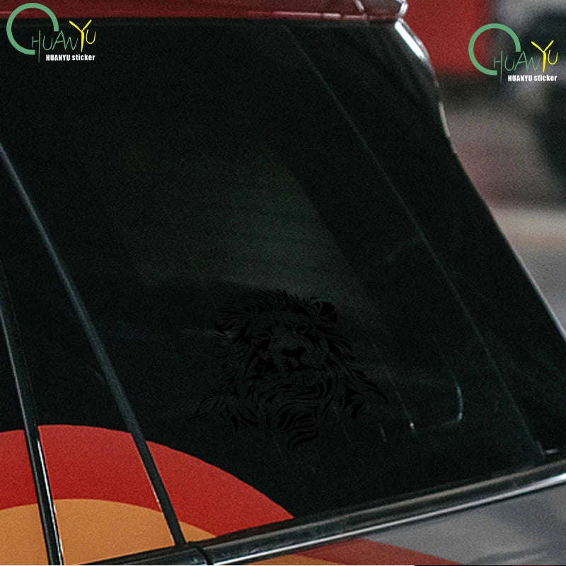 CowLost | personalized-hollow-out-lion-car-sticker |2