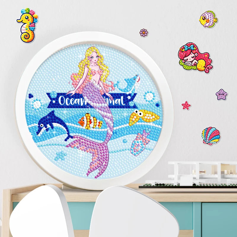 CowLost | product_id-diy-unicorn-mermaid-cartoon-diamond-painting-set-gift-home-decor-for-girls |16