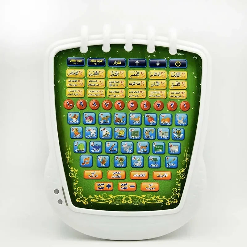 Arabic Kids Electronic Learning Pad Touch Sound Tablet for Early Education Gift