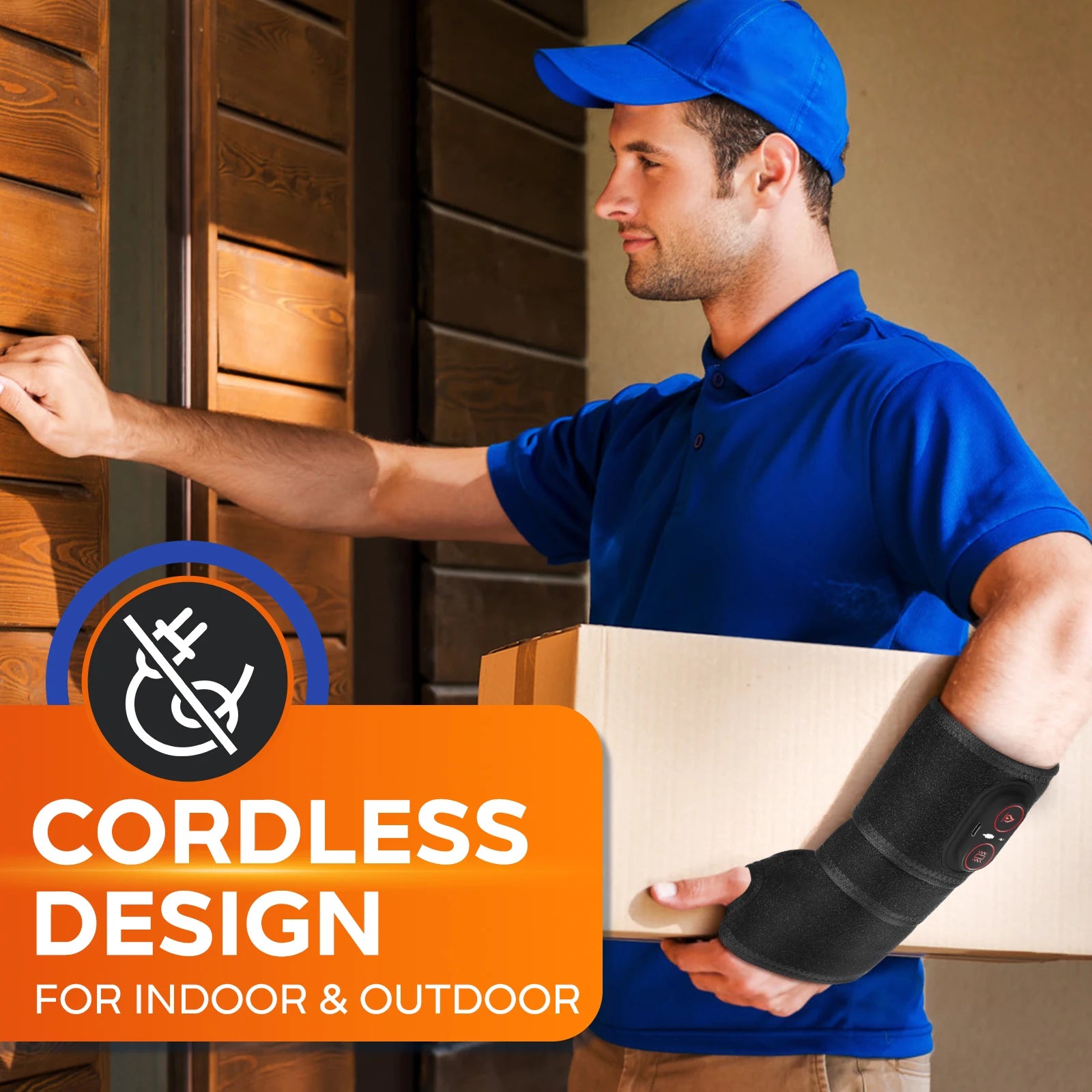 CowLost | electric-heating-wrist-guard-3-levels-hot-compress-massage-wrist-brace-ankle |5
