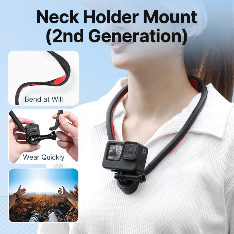 CowLost | ulanzi-go-quick-ii-magnetic-neck-holder-mount-for-gopro-hero-12-11-10-9-8-7-6-5-insta360-dji-osmo-action-camera-accessorie |1