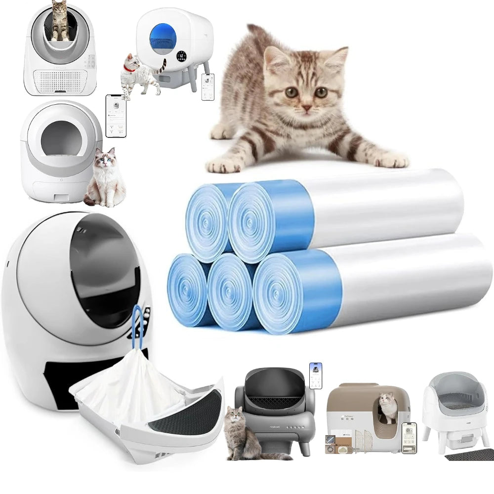 100 Count Cat Litter Box Liners Bags