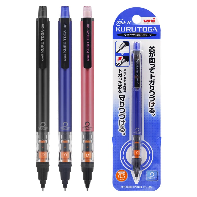 CowLost | product_id-uni-kuru-toga-m5-452-0-5mm-mechanical-pencil-low-center-gravity-japan-stationery |2