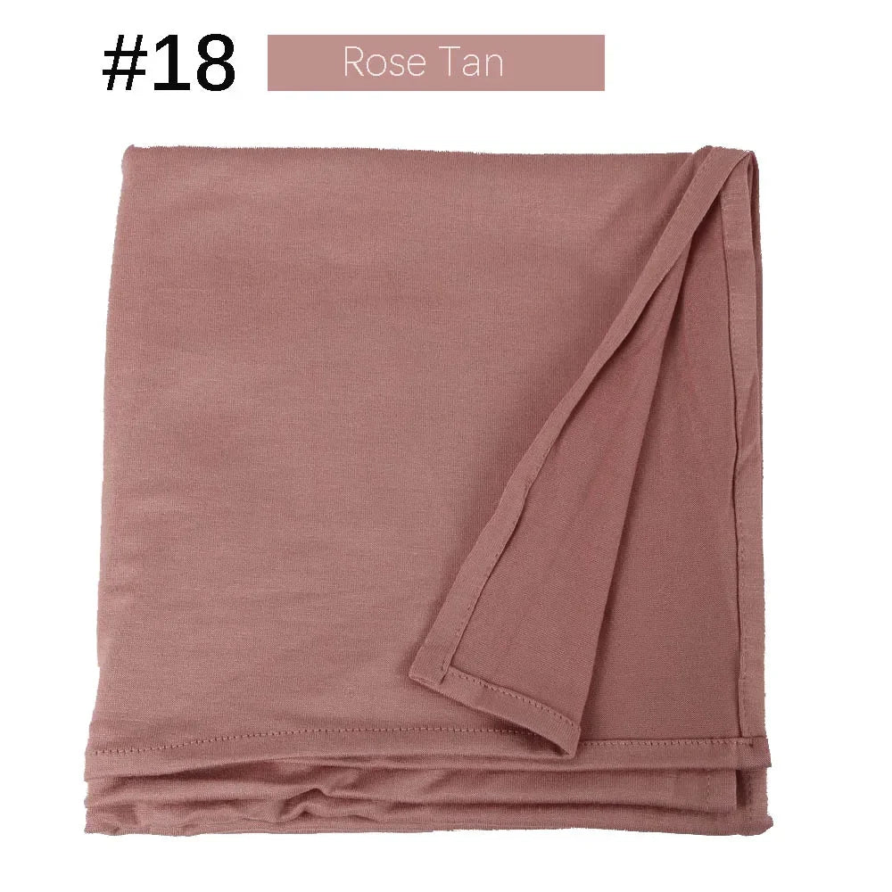 CowLost | muslim-women-stretchy-jersey-hijab-plain-cotton |11