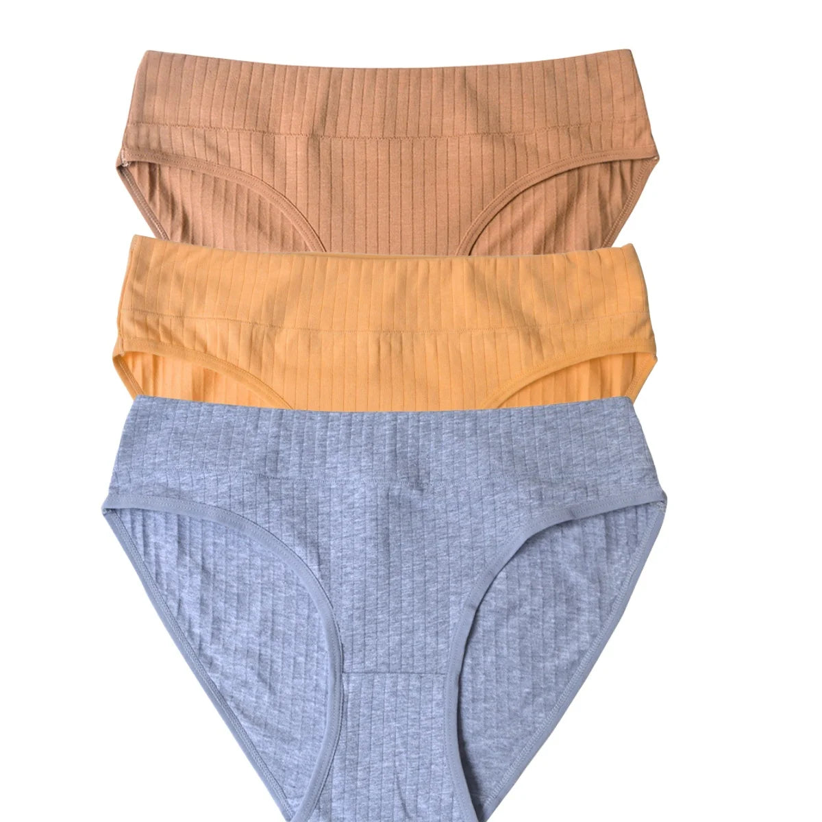 CowLost | product_id-3pcs-women-s-cotton-low-waist-solid-briefs-m-xl-breathable-comfortable-panties |24