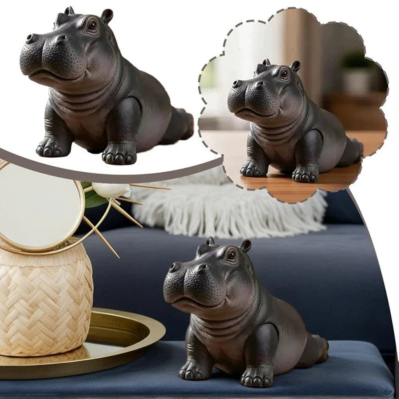 CowLost | product_id-handcrafted-resin-yoga-hippo-meditation-figurine |3