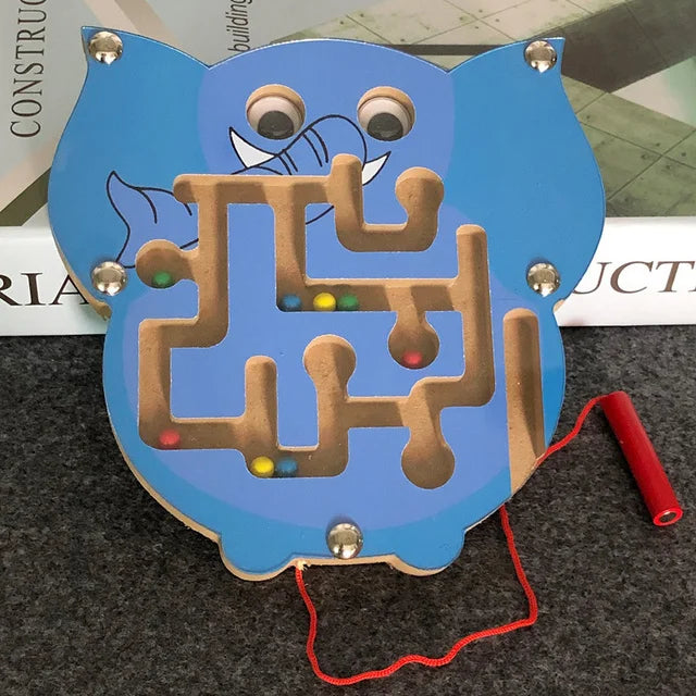 CowLost | fencing-barriers-childrens-wooden-magnetic-track-maze-balance-board-toy |31