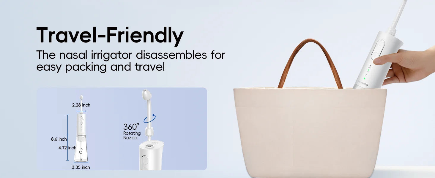 CowLost | uncategorized-mornwell-nasal-rinse-bottle-300ml-electric-sinus-cleaner-with-3-modes-and-2-nozzles |10