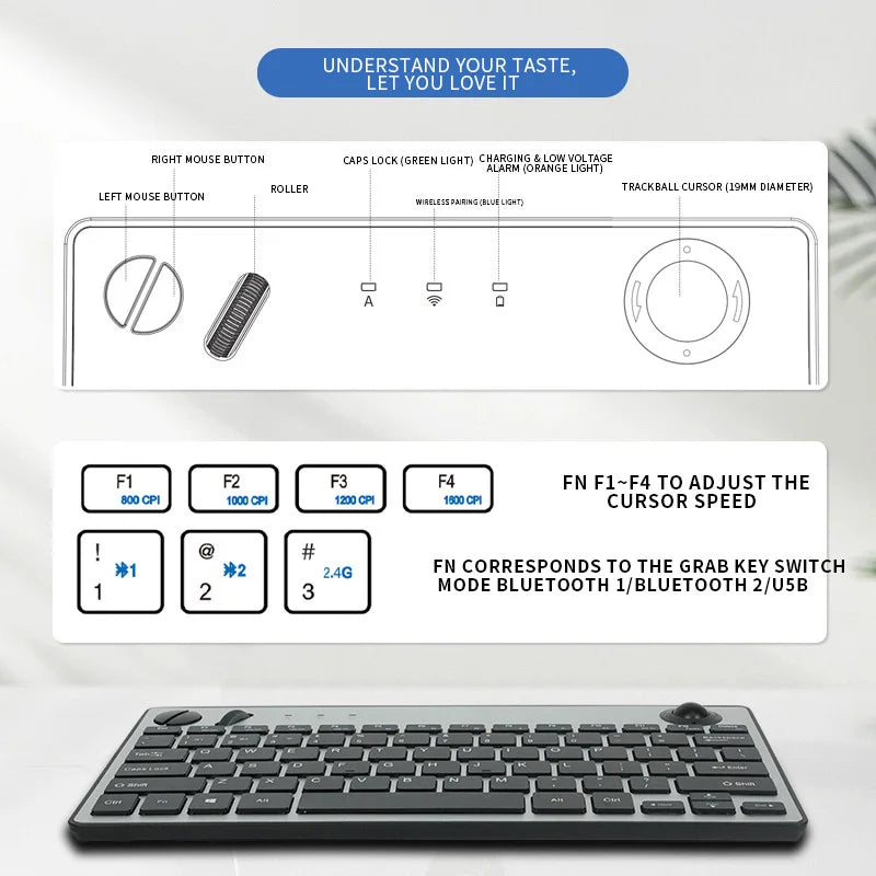 CowLost | product_id-jomaa-78-key-wireless-bluetooth-mini-trackball-keyboard-with-1600dpi-air-mouse-for-tv-ipad-phone-laptop |4