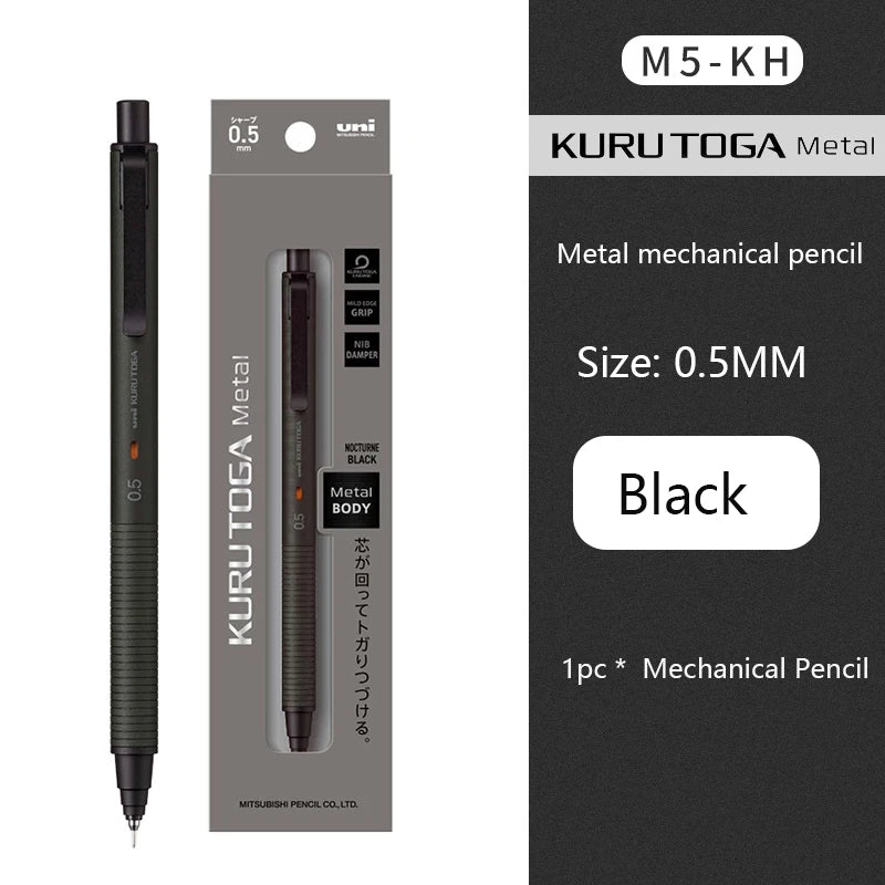 CowLost | product_id-uni-m5-kh-metal-mechanical-pencil-0-5mm-kuru-toga-rotating-lead-core-no-breakage |15
