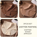 CowLost | product_id-fallsweet-3pcs-womens-large-high-waist-seamless-cotton-briefs |19