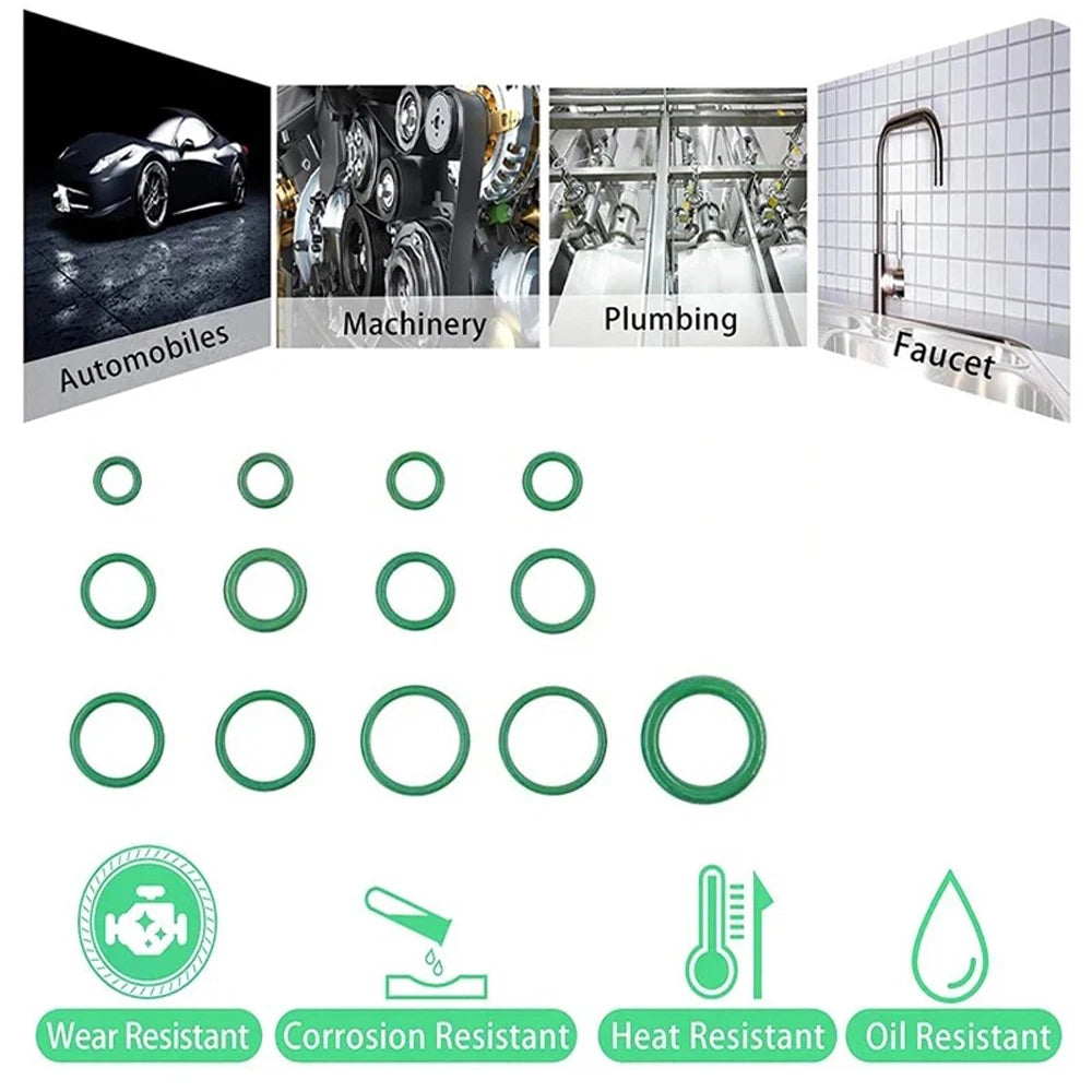 CowLost | 530-270pcs-o-type-sealing-rubber-ring-automotive-air-conditioning-compression-confidential-seal-maintenance-rubber-accessories |6