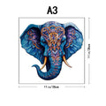 CowLost | product_id-wooden-elephant-jigsaw-puzzle-difficult-decompression-toy-gift-for-adults-and-kids |8
