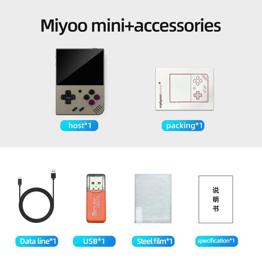 CowLost | game-timers-miyoo-mini-plus-3-5-ips-portable-retro-handheld-game-console-linux-system |11