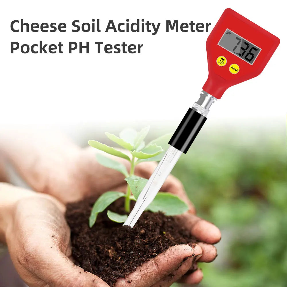 JUANJUAN PH-98108 Digital pH Meter with Sharp Glass Electrode 0-14 pH for Water, Food, Soil Testing