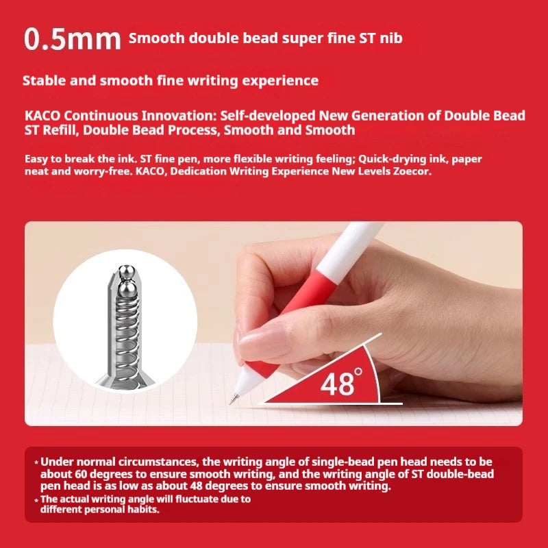 CowLost | product_id-kaco-coca-cola-co-branded-0-5mm-black-gel-pen-quick-drying-for-students-exams |6