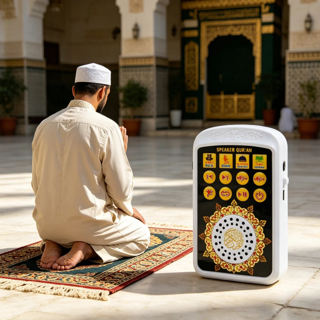 Muslim Islamic Rechargeable Mini Pocket Speaker Zikir Ruqyah Player UK Plug