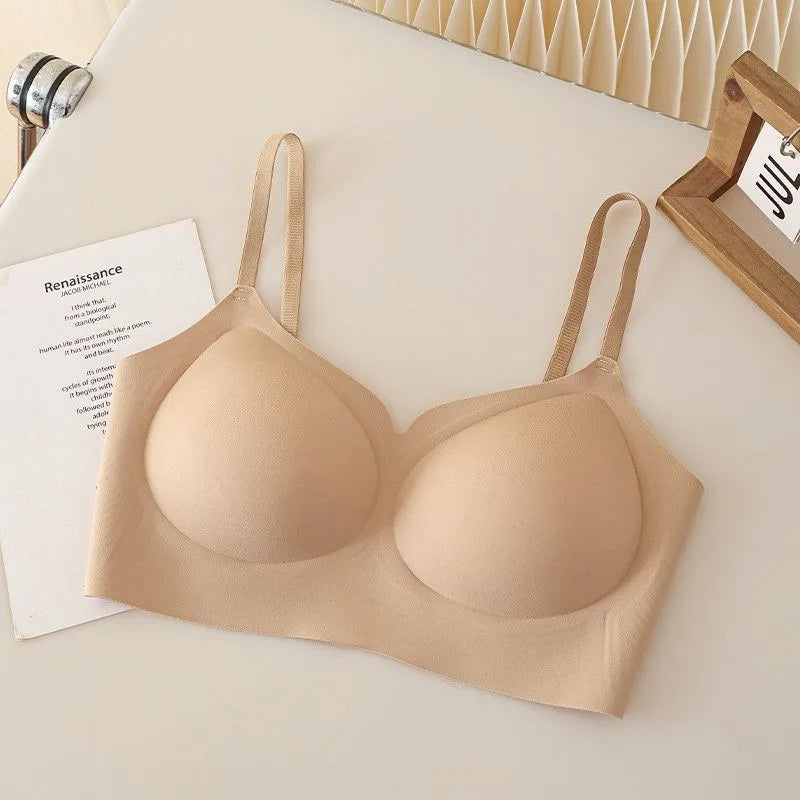 CowLost | product_id-seamless-wire-free-push-up-bra-for-small-breasts-comfortable-anti-sagging-support |6