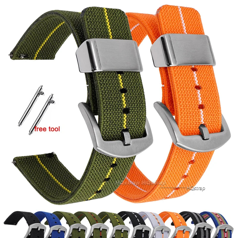 CowLost | product_id-hqstrap-nylon-stripe-quick-release-watchband-18-24mm-unisex-with-pin-buckle |1