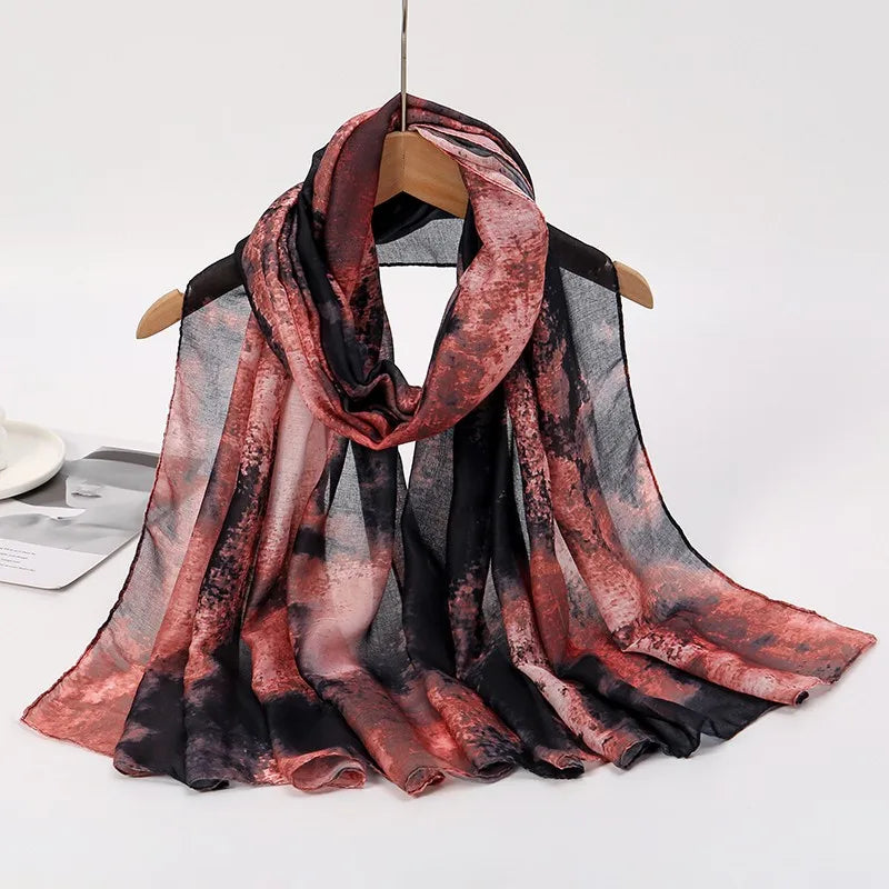 CowLost | watercolor-hijab-print-women-bohemian-soft-muslim-hijab |46