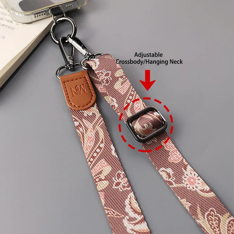 CowLost | uncategorized-adjustable-retro-pattern-crossbody-cell-phone-lanyard-with-card-gasket |3