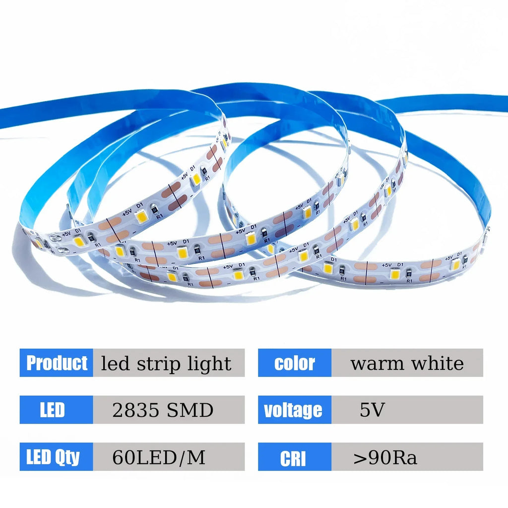 CowLost | light-ropes-strings-product_id-5v-usb-smd-2835-led-strip-with-button-switch-flexible-cuttable-kitchen-tv-backlight-under-cabinet-light |10