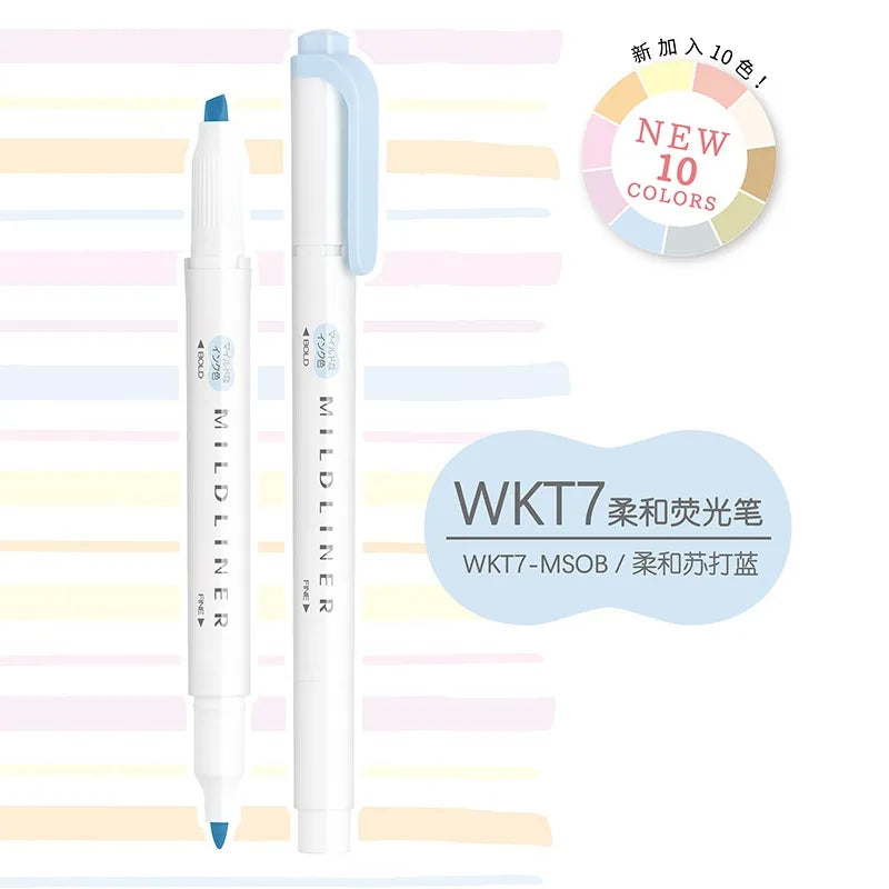 CowLost | product_id-zebra-wkt7-mildliner-dual-tip-highlighter-japanese-stationery-1pc |48