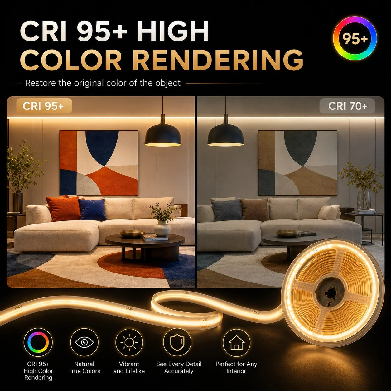 CowLost | tv-led-backlight-strips-bars-product_id-led-cob-usb-touch-dimmer-light-strip-5v-flexible-indoor-backlight-lamp |5