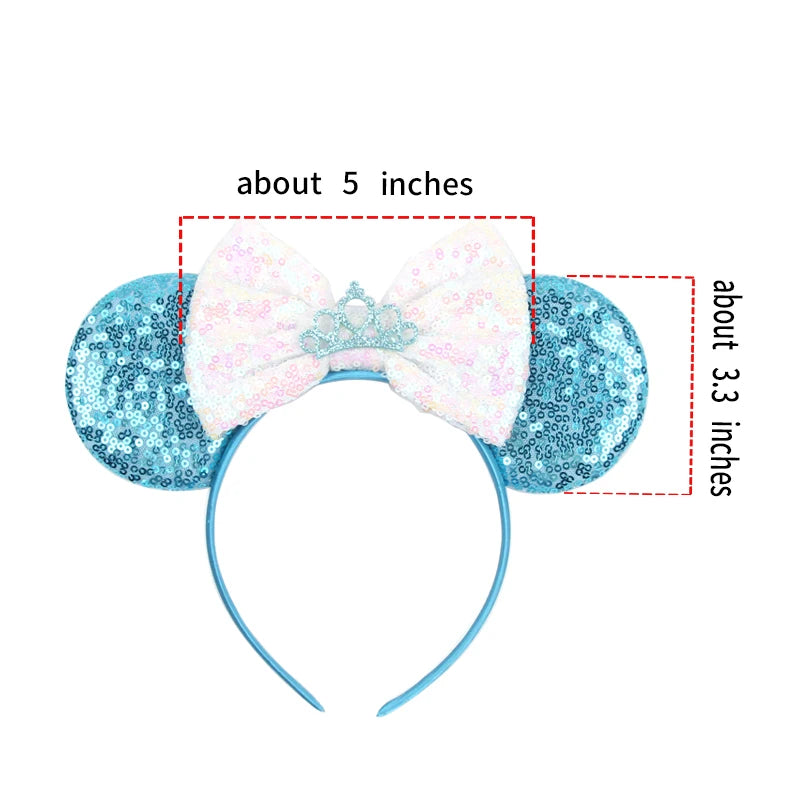 CowLost | disney-mickey-glitter-crown-hairband-for-girls |7