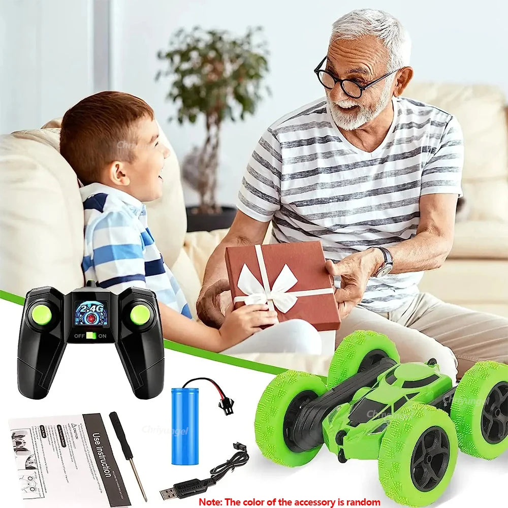 CowLost | product_id-chriyungel-2-4g-rc-stunt-car-double-sided-flip-360-drift-toy-for-kids-6-12y |6
