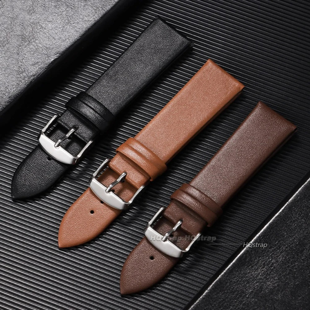 CowLost | product_id-ultra-thin-soft-leather-watch-strap-12-22mm-sport-wristband-brown-black |7