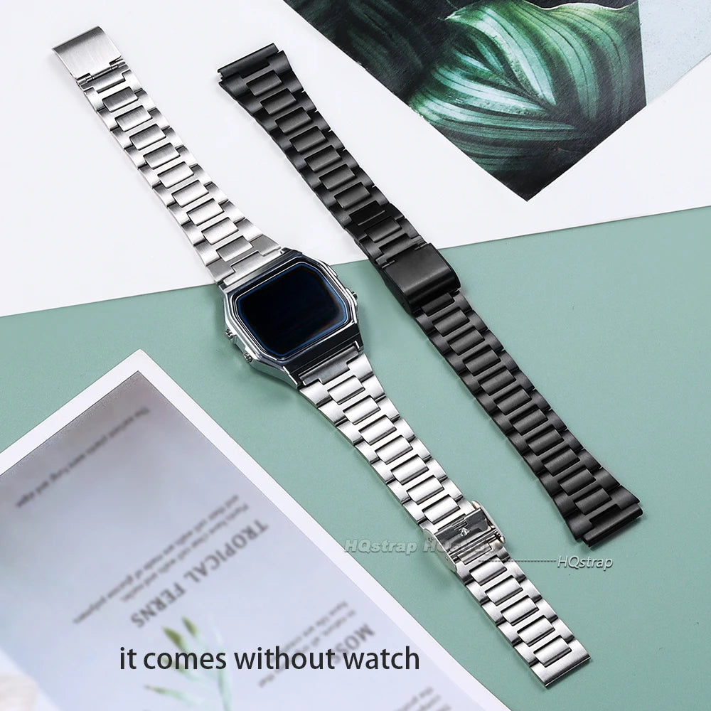 CowLost | product_id-18mm-stainless-steel-wrist-strap-for-casio-f108-f-91w-a158w-a168-f105-ae1300-ae1200-watch |12