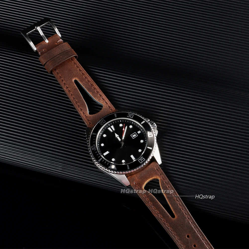 CowLost | bracelets-product_id-oil-wax-leather-watchband-retro-cowhide-strap-20-24mm-waterproof-quick-release-wristband |4