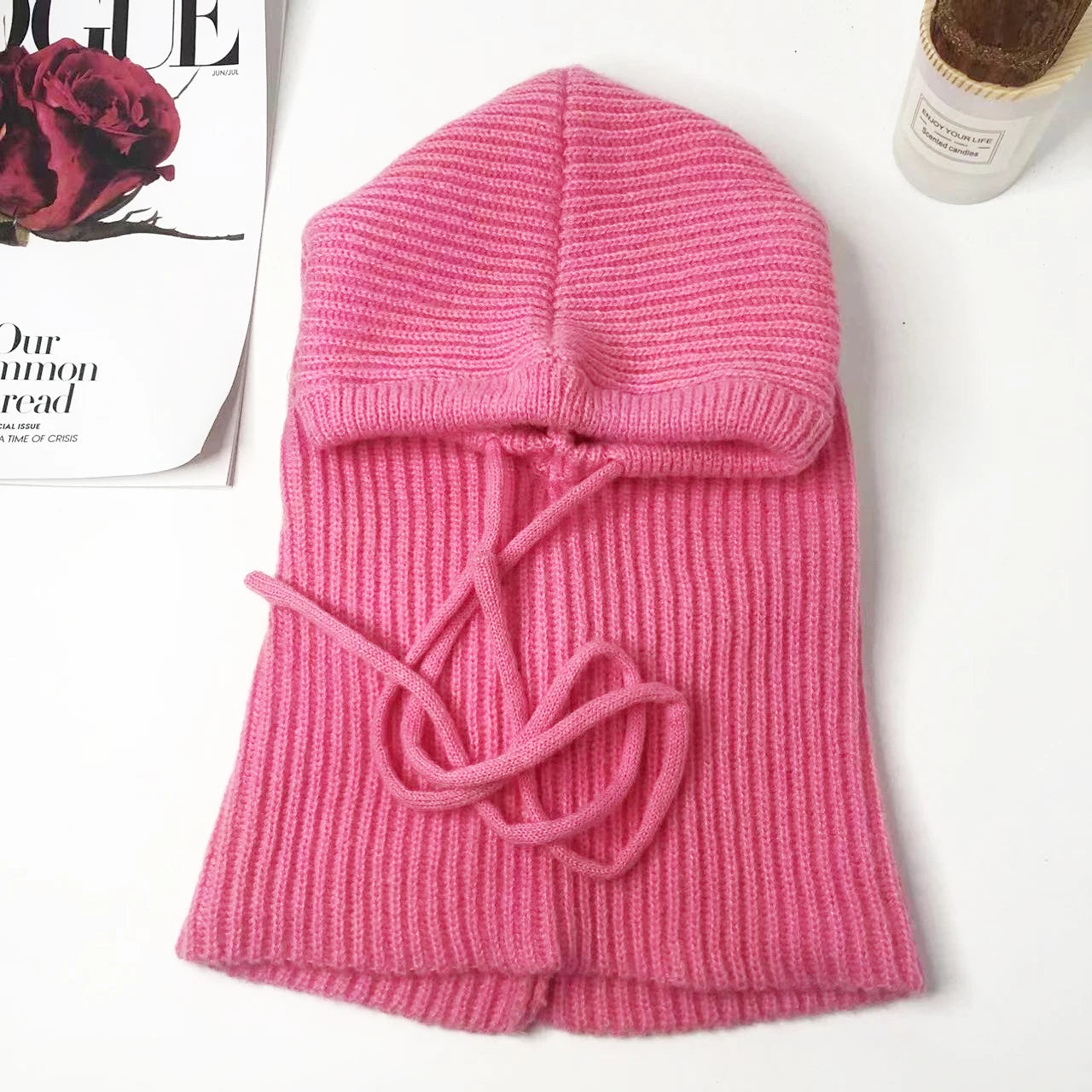 CowLost | winter-womens-hats-unisex-knitted-hooded-neck-collar-cap-beanie-for-men-women |20
