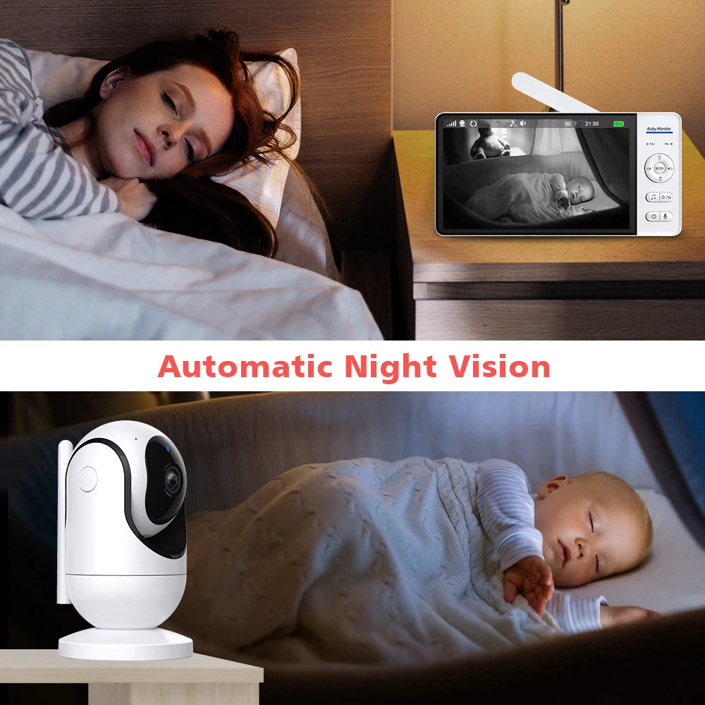 CowLost | video-baby-monitor-7-1080p-hd-large-display-4x-zoom-tf-card-slot-feeding-timer-2-way-audio-security-camera-babysitter-abm780 |13