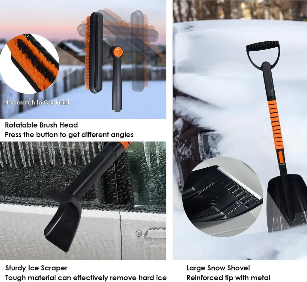 CowLost | ice-scrapers-snow-brushes-product_id-3-in-1-5-in-1-car-ice-scraper-snow-brush-shovel-winter-cleaning-tool |9