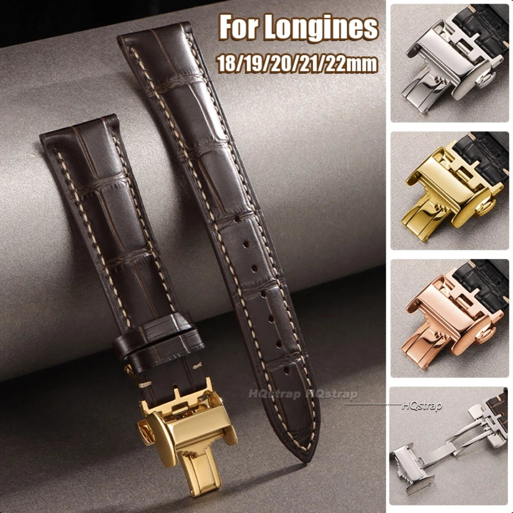 CowLost | watch-bands-product_id-longines-cowhide-leather-watch-strap-with-butterfly-buckle-universal-replacement-18-22mm |7